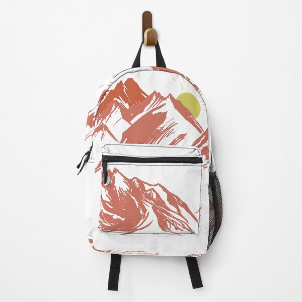 Item preview, Red mountains, simple lines designed and sold by SmallBean96.
