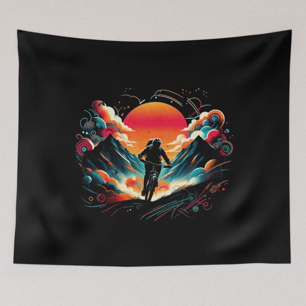 Item preview, Vintage Mountain Bike Design designed and sold by RedDesignSyc.