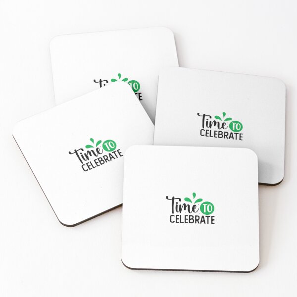 Artikelvorschau, Design Time To Celebrate Grüne Version entworfen und verkauft von P2Genies.
