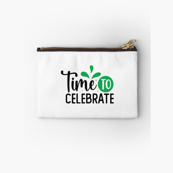 Artikelvorschau, Design Time To Celebrate Grüne Version entworfen und verkauft von P2Genies.