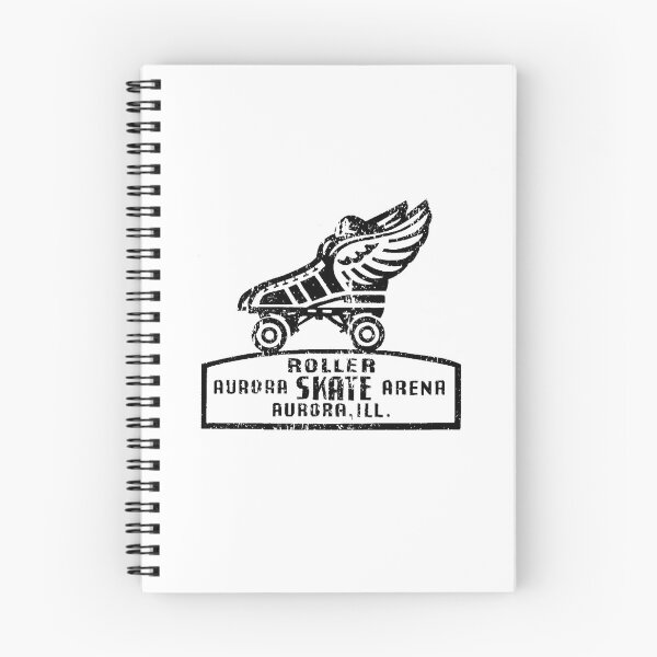 Item preview, Vintage Aurora Skate Arena, Aurora, Illinois - distressed look designed and sold by retropetrol.