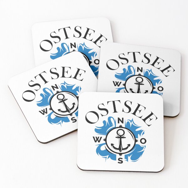 Artikelvorschau, Ostsee Fans Freunde See Geschenk Anker Kompass Design - Ostsee Kapitän entworfen und verkauft von AndreMi.