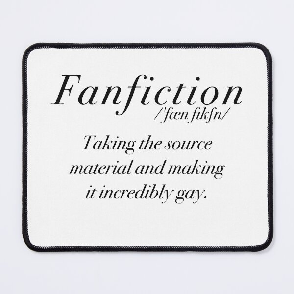 Item preview, Fanfiction dictionary definition designed and sold by littleblueart.