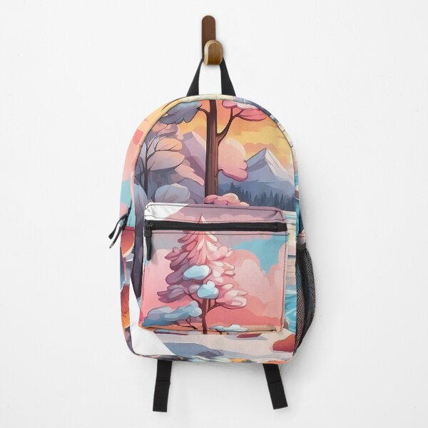 Item preview, Distant view of mountains and forest in winter. designed and sold by wplamkung.