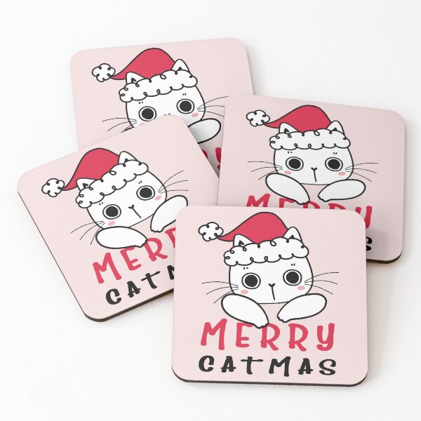 Item preview, Merry Cat mas, Christmas, Xmas Cat lover, animals lover designed and sold by Hussain Shirts.