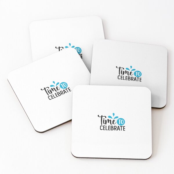 Artikelvorschau, Design Time To Celebrate blaue Version entworfen und verkauft von P2Genies.