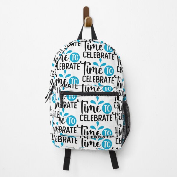Artikelvorschau, Design Time To Celebrate blaue Version entworfen und verkauft von P2Genies.