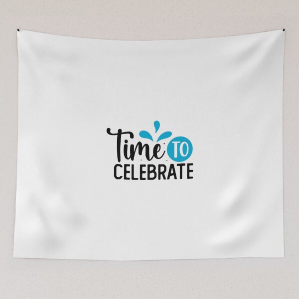 Item preview, Design Time To Celebrate blue version designed and sold by P2Genies.