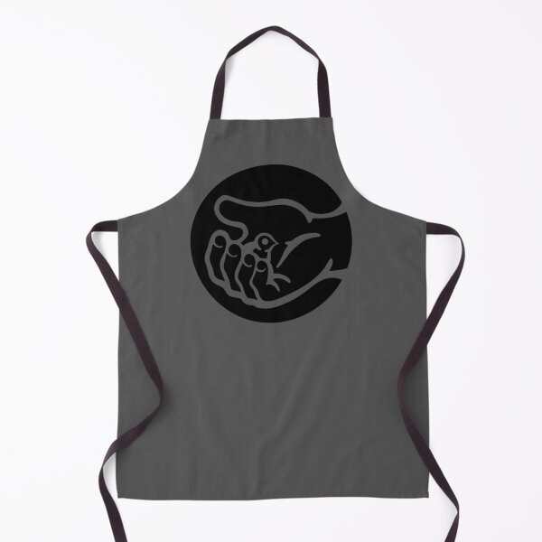 Item preview, A small bird in a hand, as a symbol of care and compassion in black ink designed and sold by martodesign.