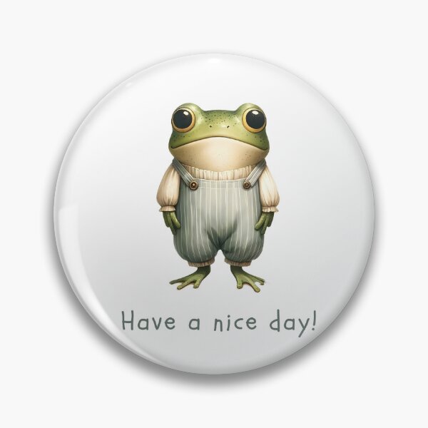 Item preview, Joyful Amphibian: 'Happy Frog' Illustrated Art designed and sold by KNAA.