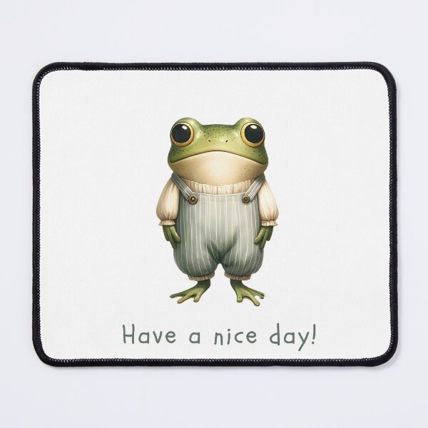 Item preview, Joyful Amphibian: 'Happy Frog' Illustrated Art designed and sold by KNAA.