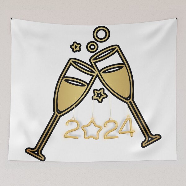 Item preview,  Happy New Year 2024 T-Shirt designed and sold by DinoCook.