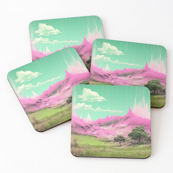Item preview, Glitched Art Landscape of Nature and Mountains designed and sold by Je-we.