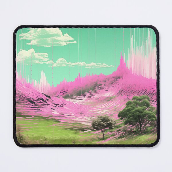 Item preview, Glitched Art Landscape of Nature and Mountains designed and sold by Je-we.