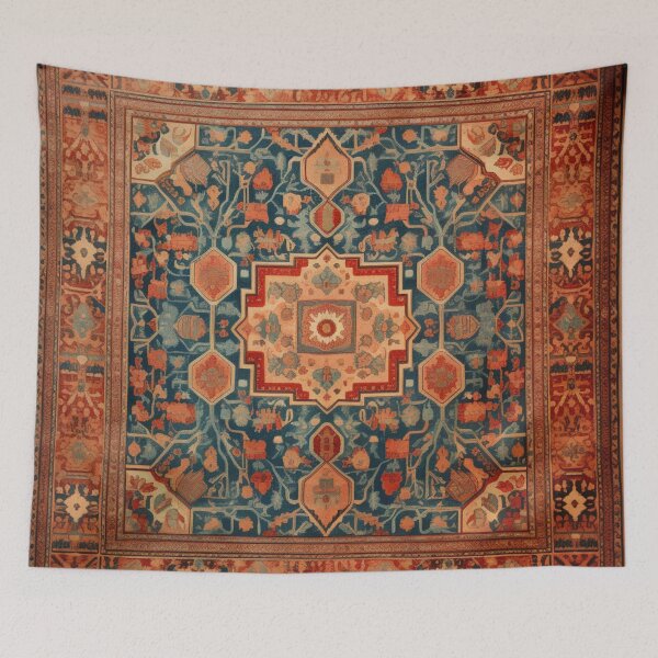 Item preview, 17th Century Afghanistan Rug  designed and sold by GrinGalore.