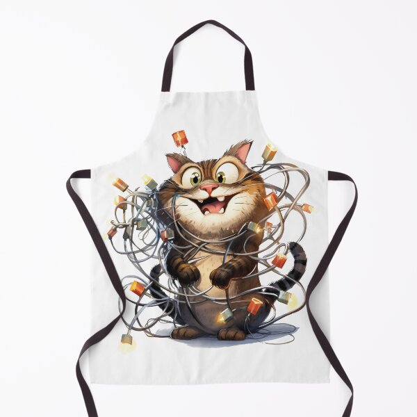 Item preview, Holiday Hijinks A Cat's Light-hearted Tangle designed and sold by Arsira.