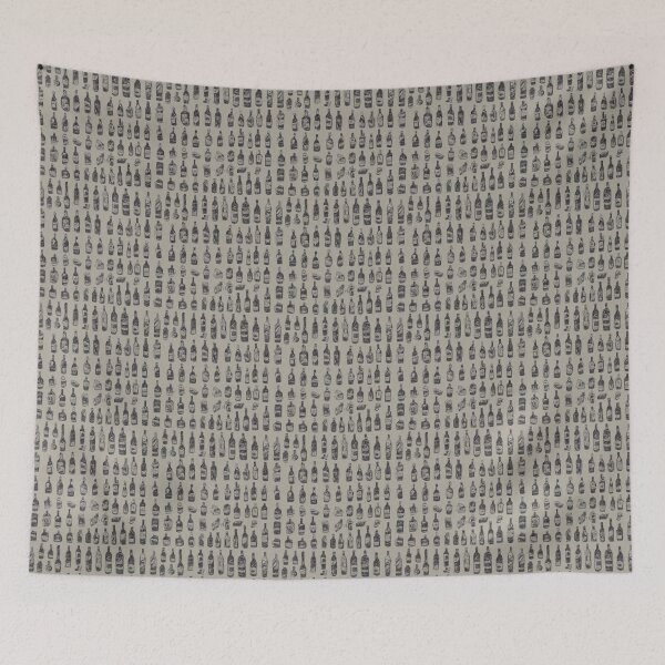 Item preview, WINE BOTTLES - NEWSPAPER PRINT designed and sold by NAG5089A.