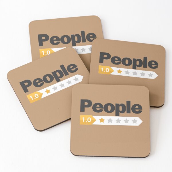 Item preview, 1 star rating People No thank you Introvert Motto designed and sold by CyberArtistOne.