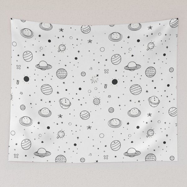 Item preview, Planets Hand-draw Style designed and sold by MuteluArtwork.