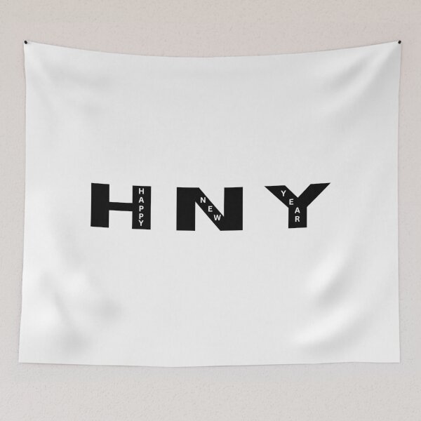 Item preview, Happy New Year Celebration Typography Design - Festive Holiday Art designed and sold by Gayan-Art.