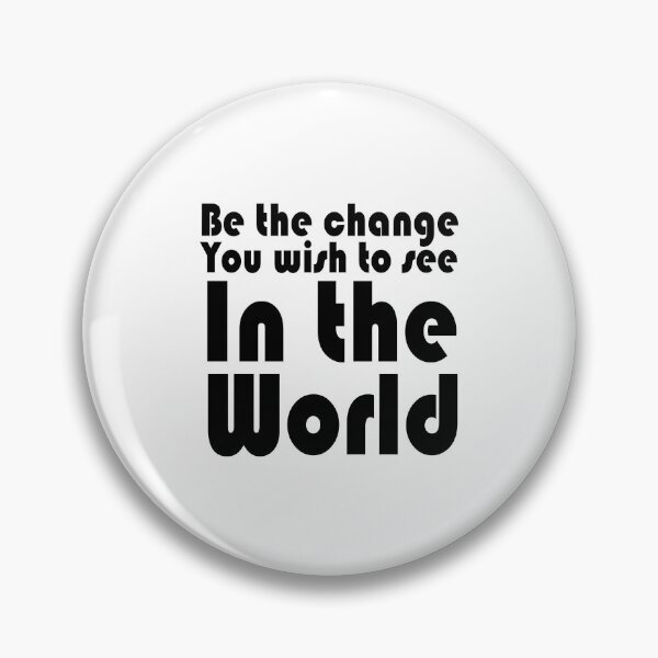Item preview, T-shirt Be the change you wish to see in the world 2024 designed and sold by ouassaStore.