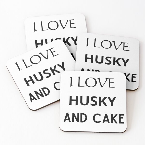 Item preview, I LOVE HUSKY AND CAKE designed and sold by mer-ONE.