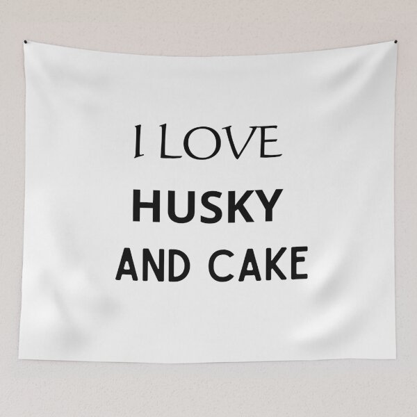 Item preview, I LOVE HUSKY AND CAKE designed and sold by mer-ONE.