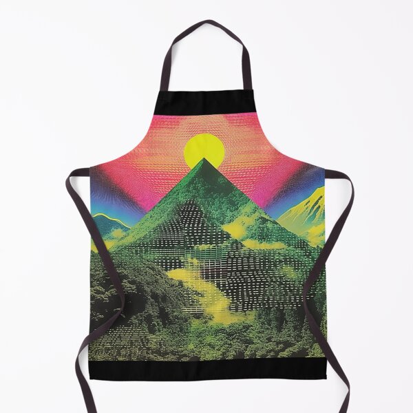 Item preview, Glitched Art Landscape of Nature and Mountains designed and sold by Je-we.