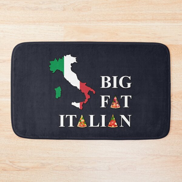 Item preview, Big Fat Italian (pizza typography) designed and sold by SolidEarthArt.