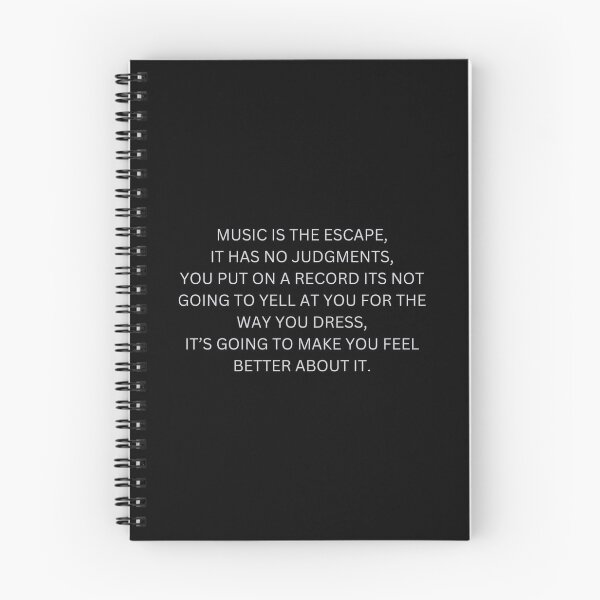 Item preview, MUSIC IS THE ESCAPE designed and sold by DARKEDGEDNB.