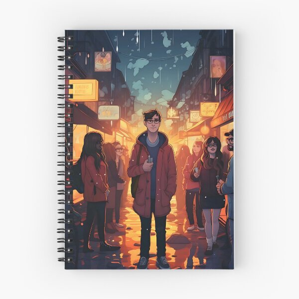 Item preview, Lonely Rain: Man Amid Urban Currents designed and sold by ArrangedDesigns.