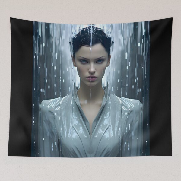 Item preview, Raindance: Ethereal Reflections in the Grey Surreal designed and sold by AI-Only Creations.
