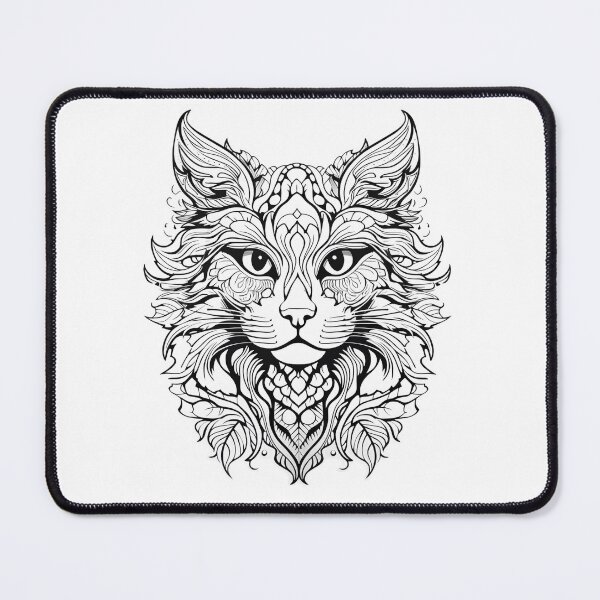 Item preview, Modern Feline Elegance - Artistic Portrait of a Contemporary Cat designed and sold by Crea-Designer.