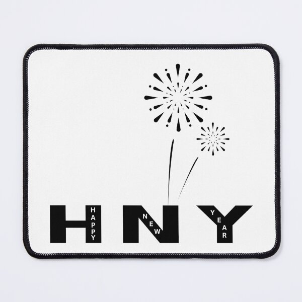 Item preview, Happy New Year Celebration Typography Design - Festive Holiday Art designed and sold by Gayan-Art.