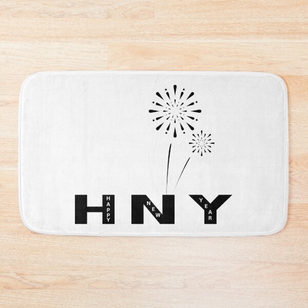 Item preview, Happy New Year Celebration Typography Design - Festive Holiday Art designed and sold by Gayan-Art.
