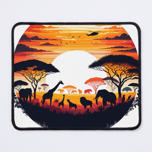 Item preview, African safari sunset designed and sold by LongIslandDesgn.
