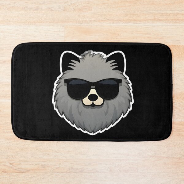 Item preview, Silly Glasses Keeshond designed and sold by CUTEDOGGIEZ.