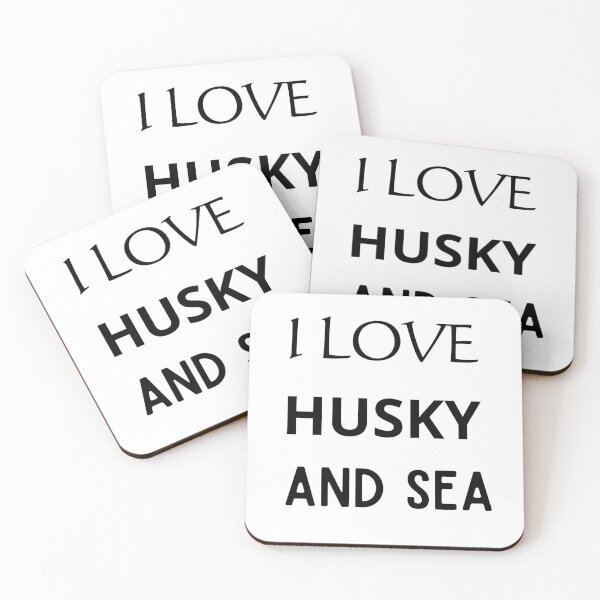 Item preview, I LOVE HUSKY AND SEA designed and sold by mer-ONE.