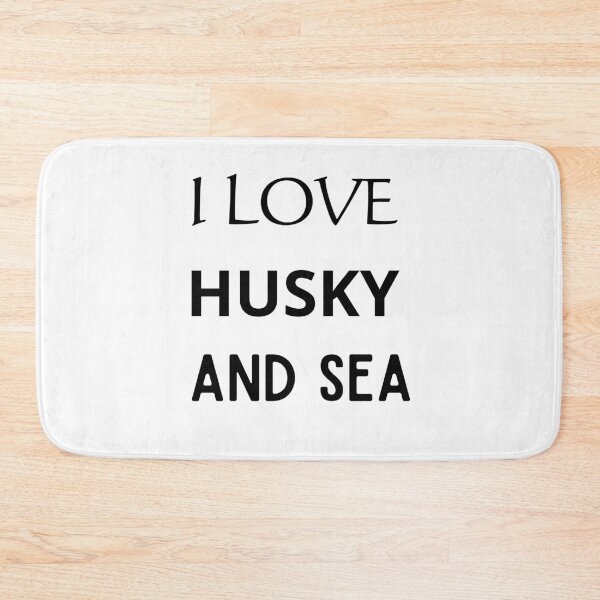 Item preview, I LOVE HUSKY AND SEA designed and sold by mer-ONE.