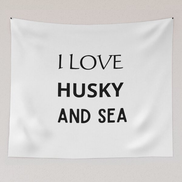 Item preview, I LOVE HUSKY AND SEA designed and sold by mer-ONE.