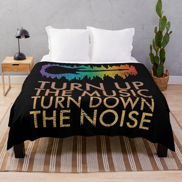 Item preview, Turn Up The Music Turn Down The Noise designed and sold by CJansuebsri.