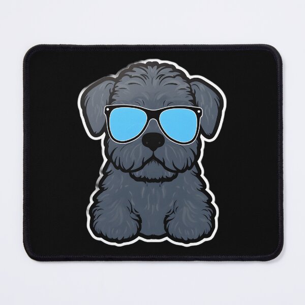 Item preview, Silly Glasses Kerry Blue Terrier designed and sold by CUTEDOGGIEZ.