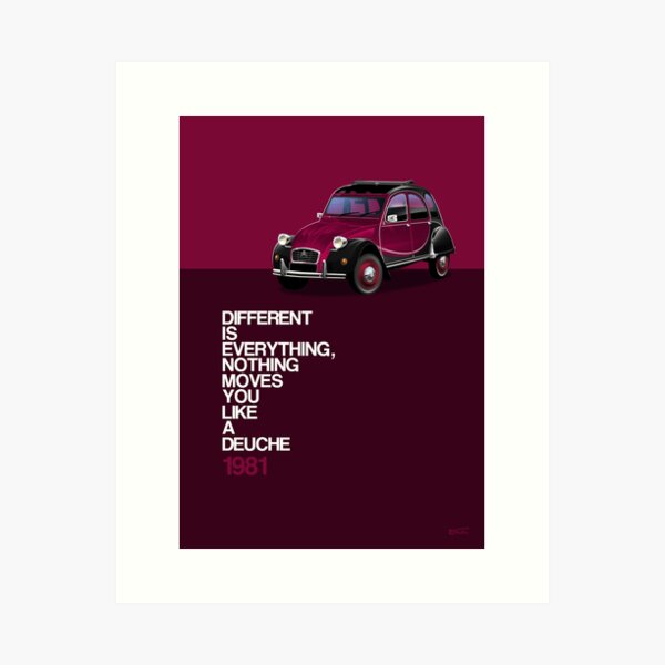 Item preview, 2CV 1981 Charleston Poster Art designed and sold by RJWautographics.