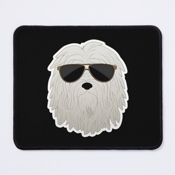 Item preview, Komondor in Cool Sunglasses designed and sold by CUTEDOGGIEZ.