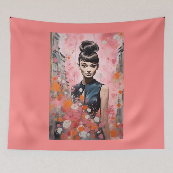 Item preview, Audrey Hepburn Paint Drops designed and sold by ReverseWorld.