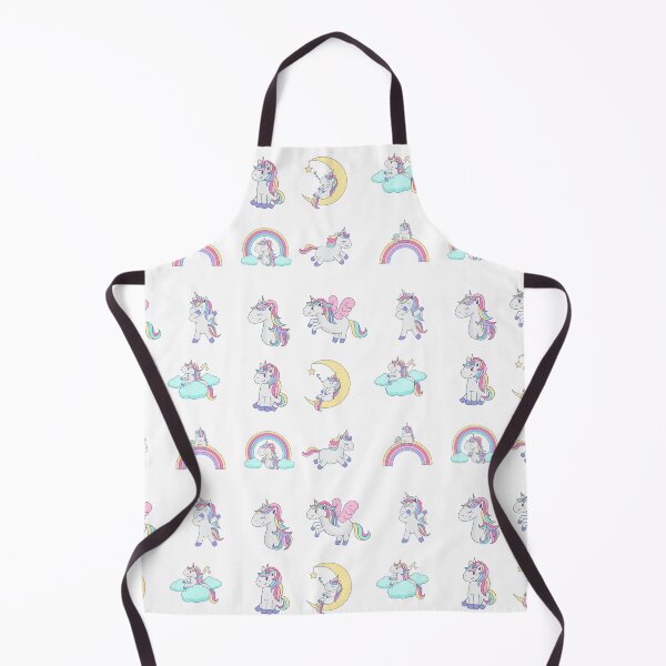 Item preview, beautiful unicorns with rainbow hair designed and sold by huape.