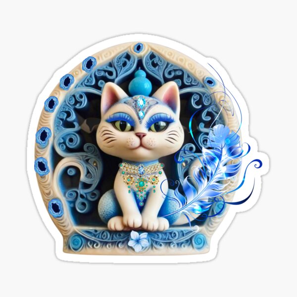 Smurf Cat Whimsy: Embrace Adorable Magic in Feline Blue 