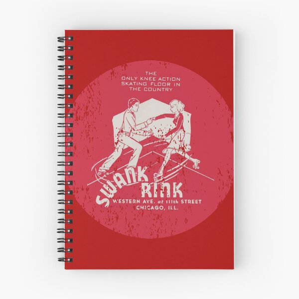 Item preview, Vintage Swank Roller Rink, Chicago, Illinois - distressed look designed and sold by retropetrol.