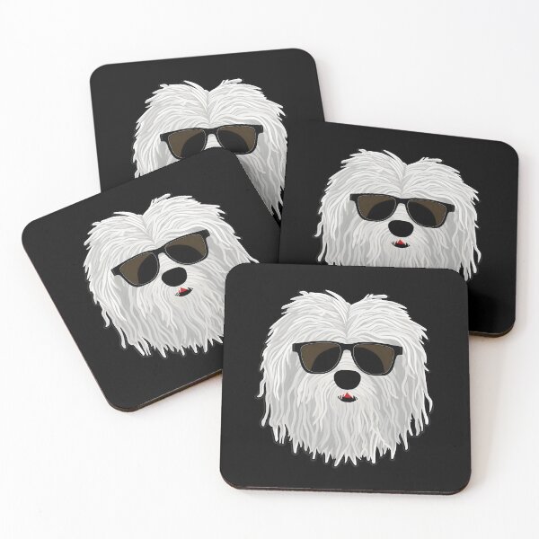 Item preview, Silly Glasses Komondor designed and sold by CUTEDOGGIEZ.