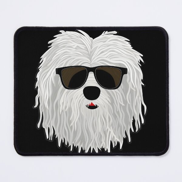 Item preview, Silly Glasses Komondor designed and sold by CUTEDOGGIEZ.